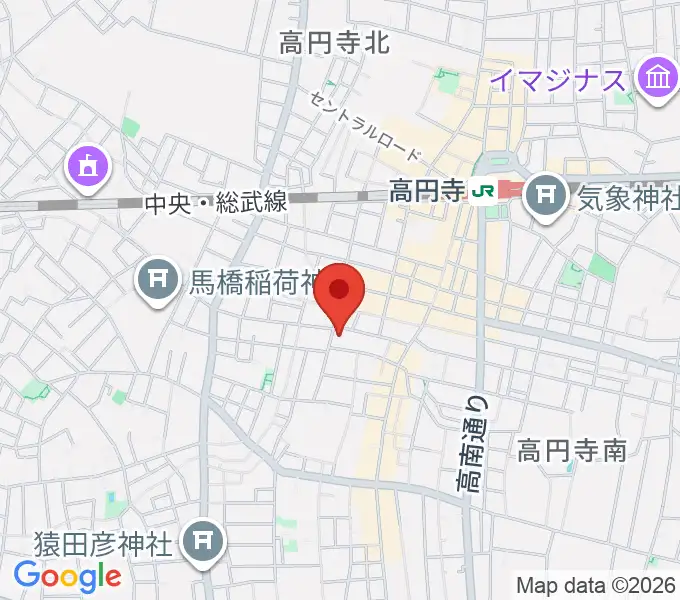 永江楽器の地図