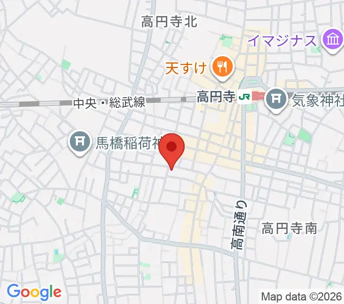 永江楽器の地図