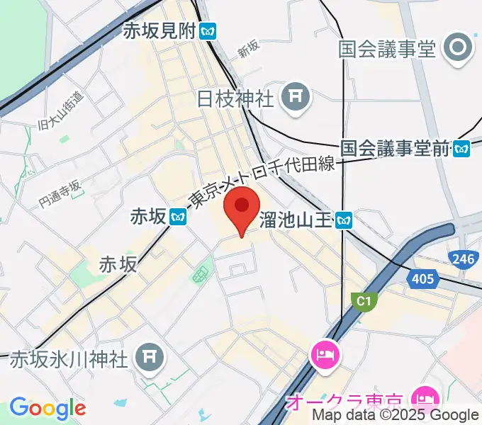 赤坂エルカミーノの地図