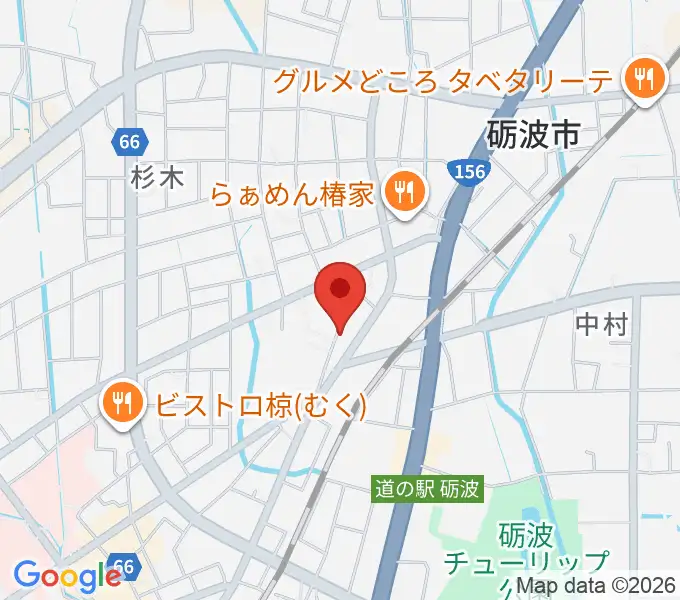 あいこ音楽教室の地図