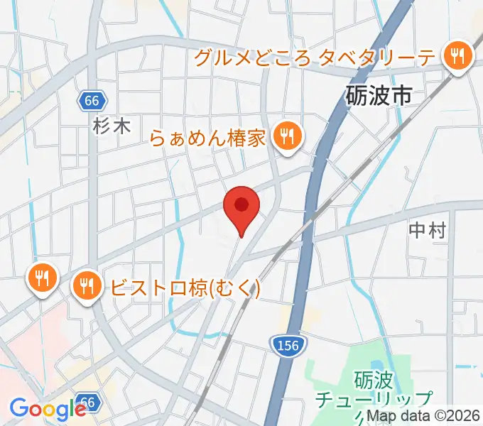 あいこ音楽教室の地図