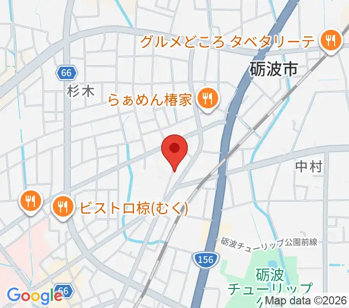あいこ音楽教室の地図