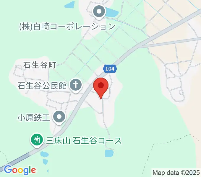 大森かおり音楽教室・ピアノ教室の地図