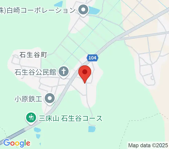 大森かおり音楽教室・ピアノ教室の地図