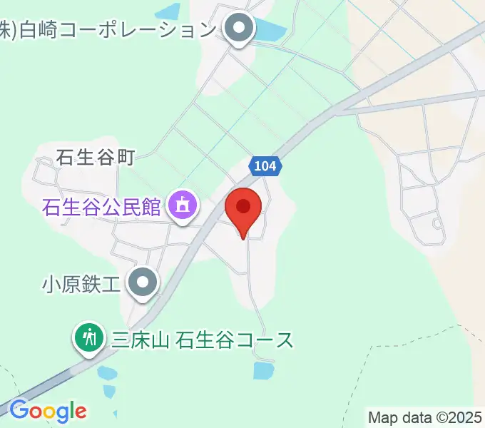 大森かおり音楽教室・ピアノ教室の地図