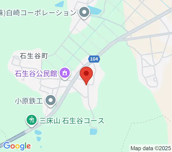 大森かおり音楽教室・ピアノ教室の地図