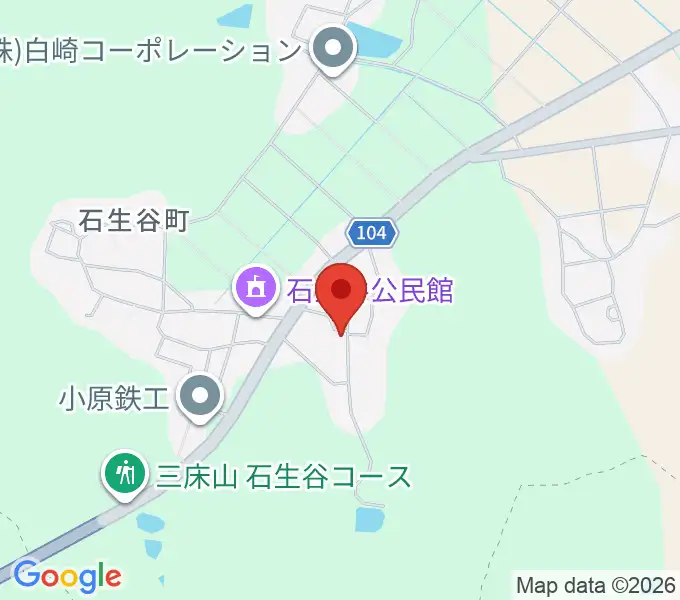 大森かおり音楽教室・ピアノ教室の地図