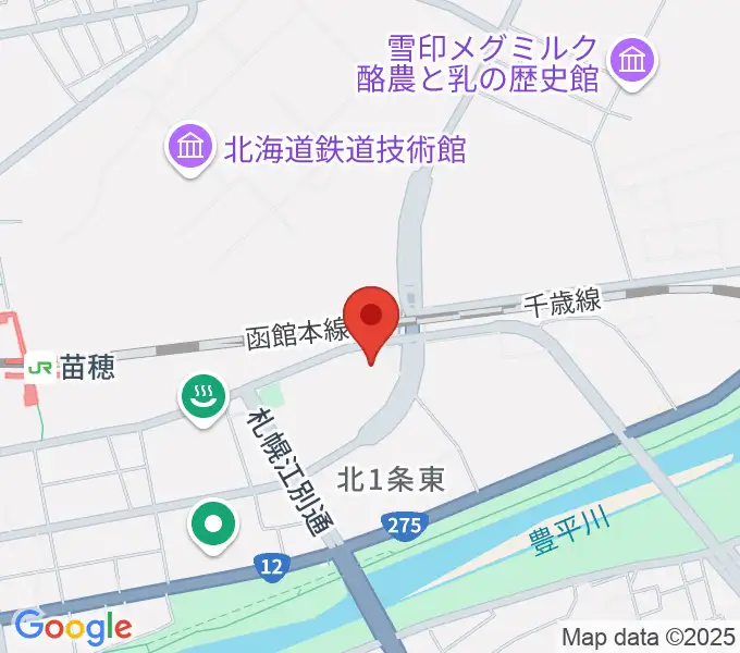 スタジオクリームの地図