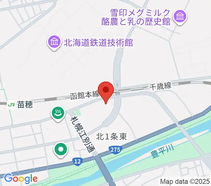 スタジオクリームの地図