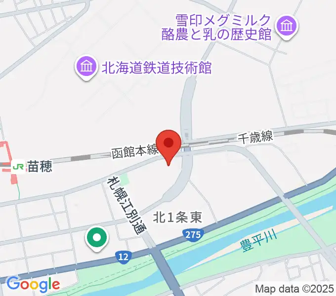 スタジオクリームの地図