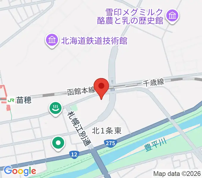 スタジオクリームの地図