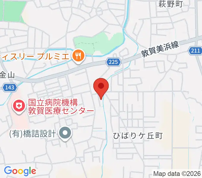 角野萌ぎ会ピアノ教室の地図