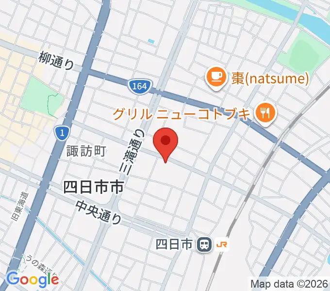 石田ピアノ教室の地図