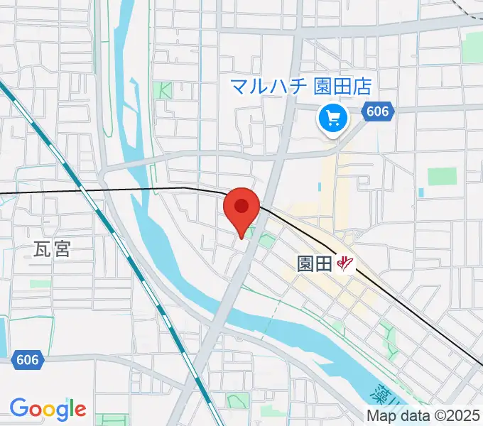 音楽教室アワーズの地図