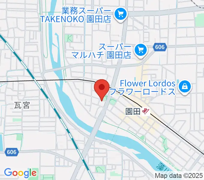 音楽教室アワーズの地図