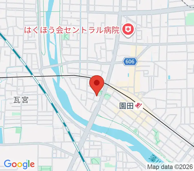音楽教室アワーズの地図