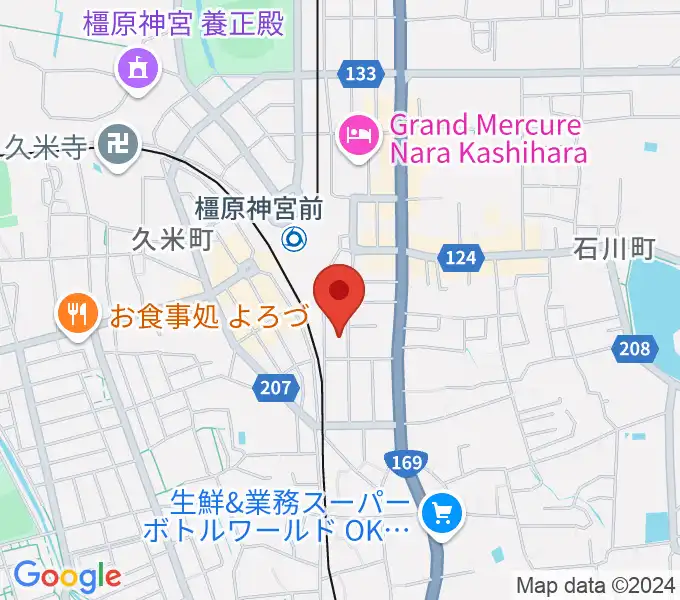 橋本楽器ローレンス音楽教室の地図