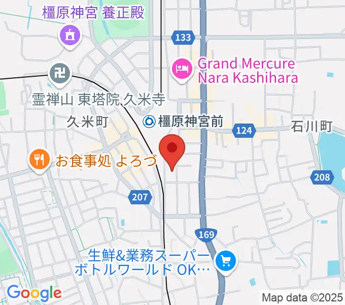 橋本楽器ローレンス音楽教室の地図