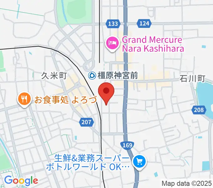 橋本楽器ローレンス音楽教室の地図