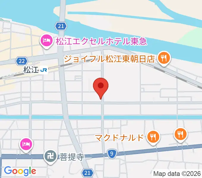 つちえ楽器リーベン音楽教室の地図