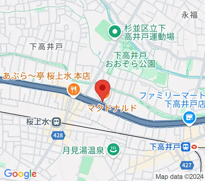 バイオリンレガートの地図