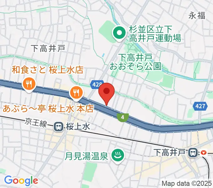 バイオリンレガートの地図
