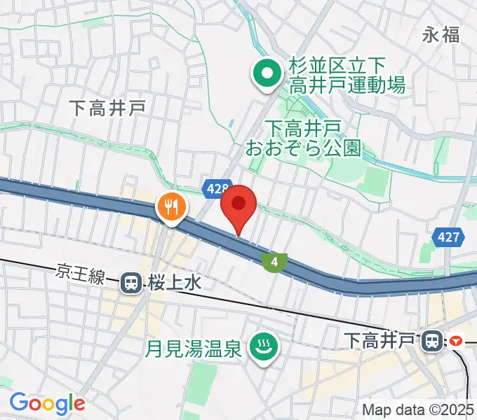 バイオリンレガートの地図