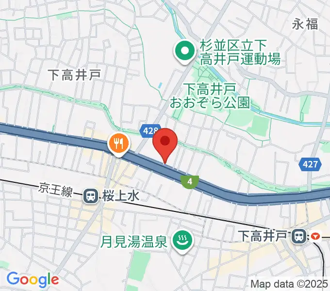 バイオリンレガートの地図