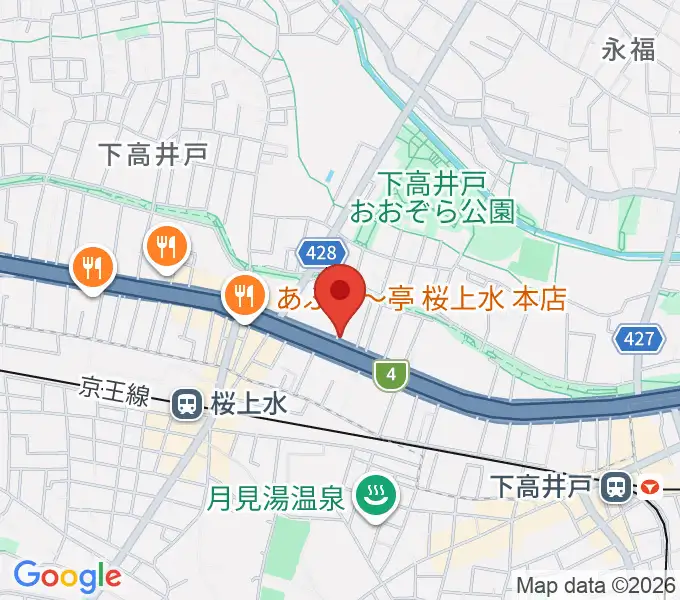 バイオリンレガートの地図