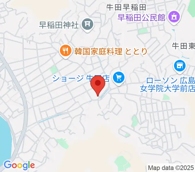 Miu音楽アカデミーの地図