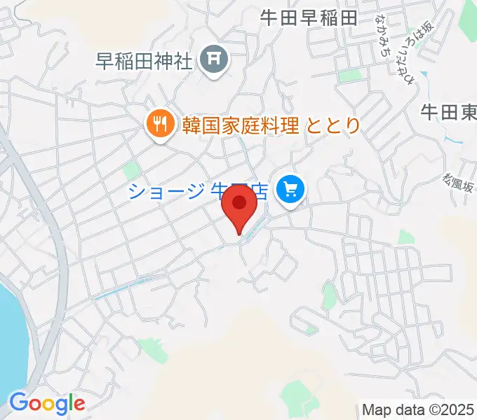 Miu音楽アカデミーの地図