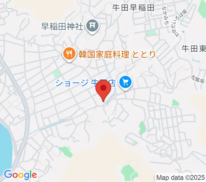 Miu音楽アカデミーの地図