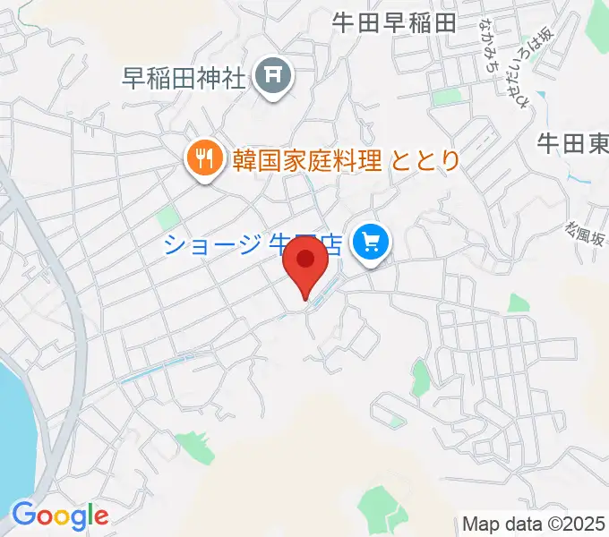 Miu音楽アカデミーの地図