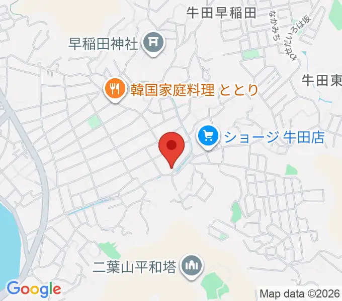 Miu音楽アカデミーの地図