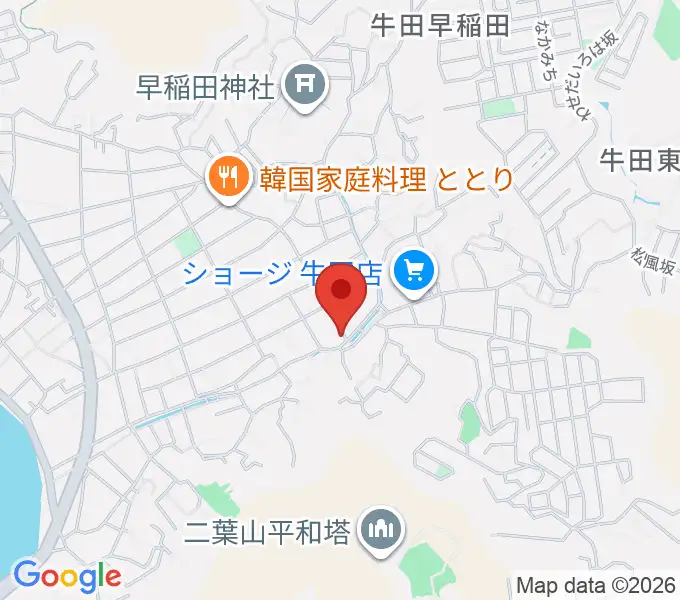 Miu音楽アカデミーの地図