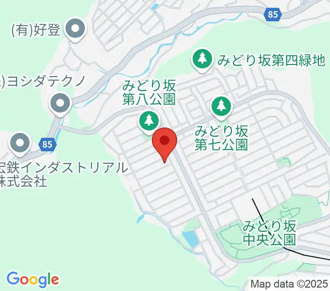 瀬野西音楽教室の地図