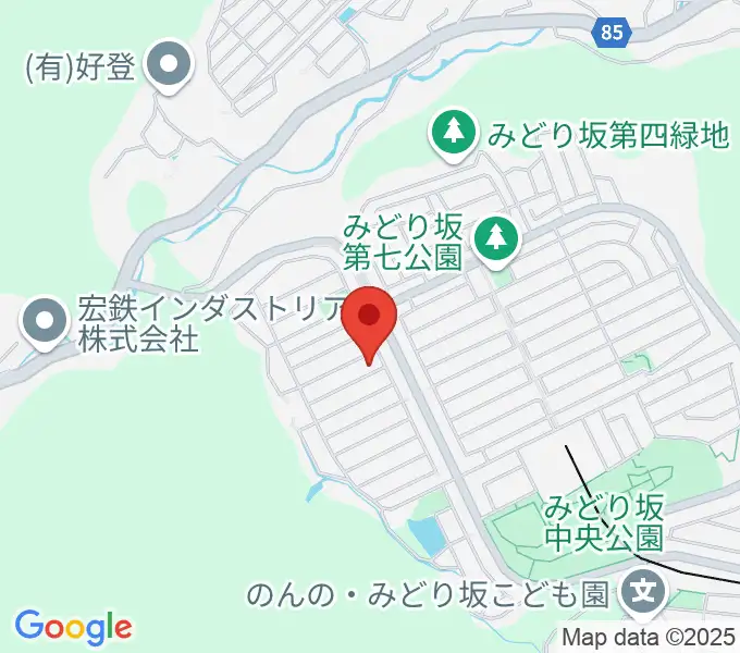瀬野西音楽教室の地図