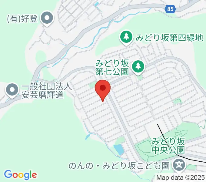 瀬野西音楽教室の地図