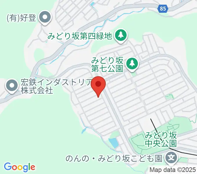 瀬野西音楽教室の地図