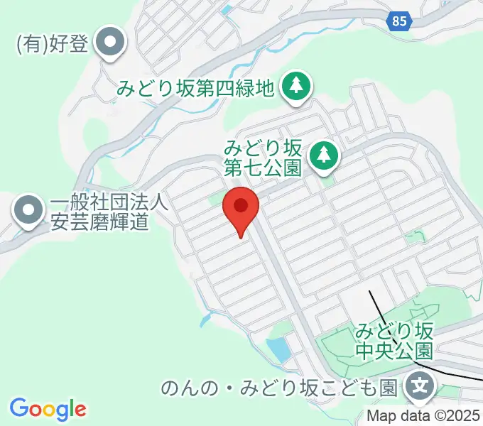 瀬野西音楽教室の地図