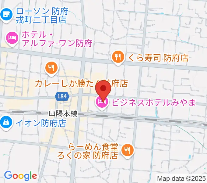 グランドミック タマシゲ楽器 緑町センターの地図