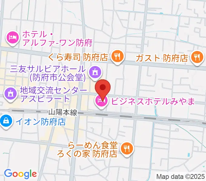 グランドミック タマシゲ楽器 緑町センターの地図