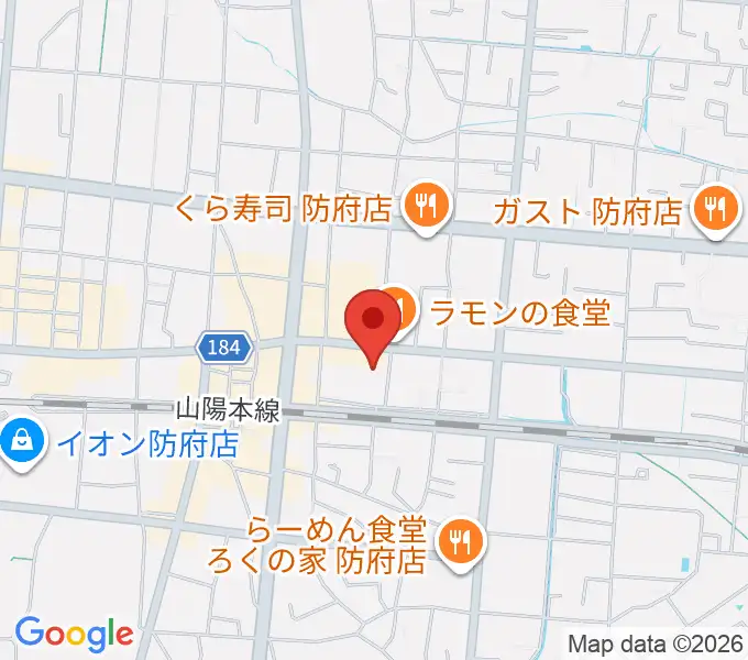 グランドミック タマシゲ楽器 緑町センターの地図