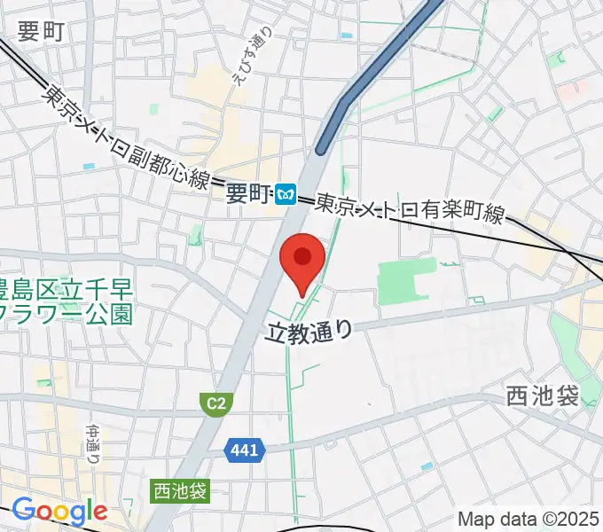 河野ギター製作所の地図