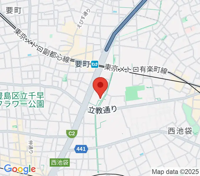 河野ギター製作所の地図
