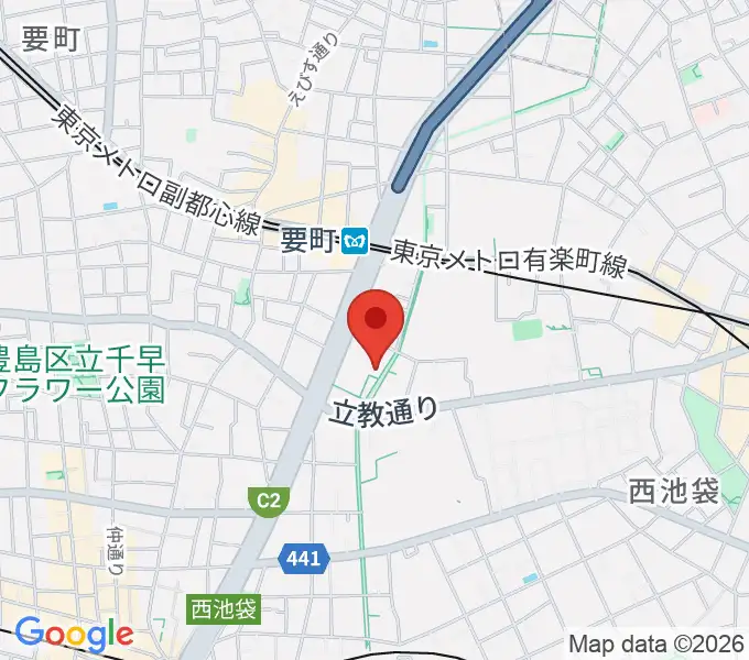 河野ギター製作所の地図