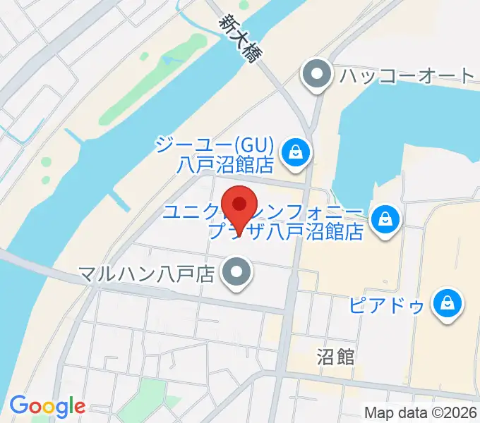 サウンドクリエイトの地図