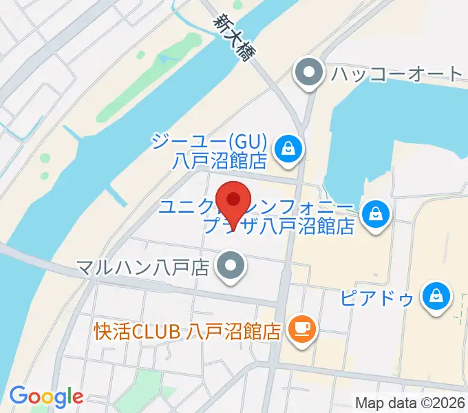 サウンドクリエイトの地図
