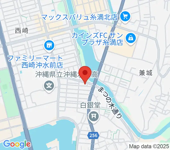 森の音楽館の地図