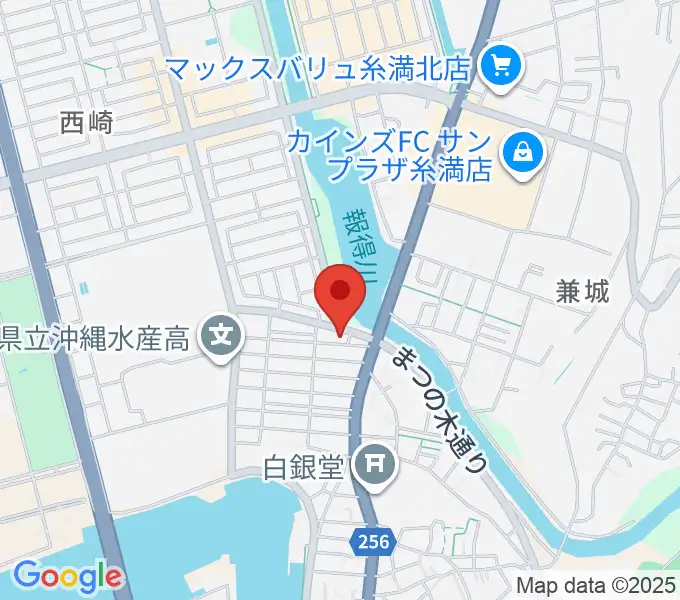 森の音楽館の地図